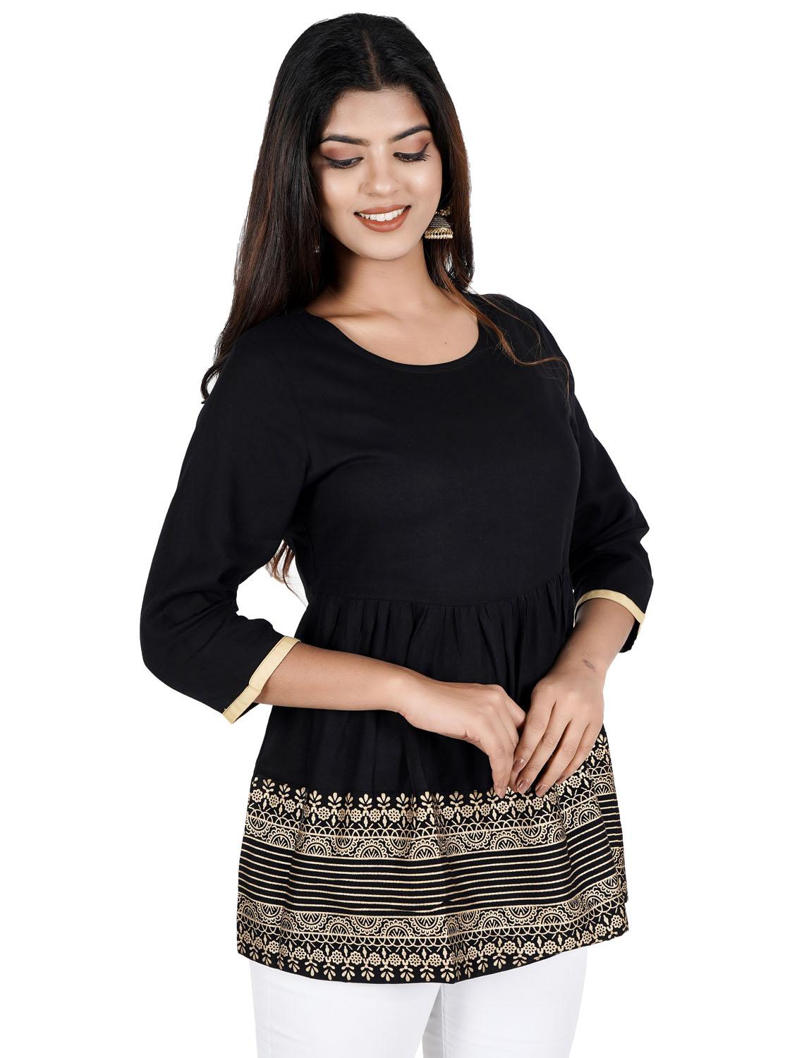 women solid regular tunic - 20163976 - Standard Image - 1