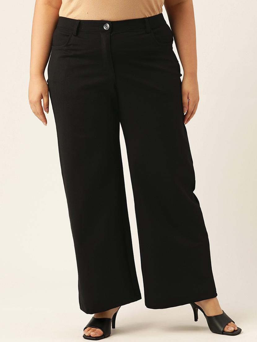 black solids full length plus trouser - 20164070 - Zoom Image - 0