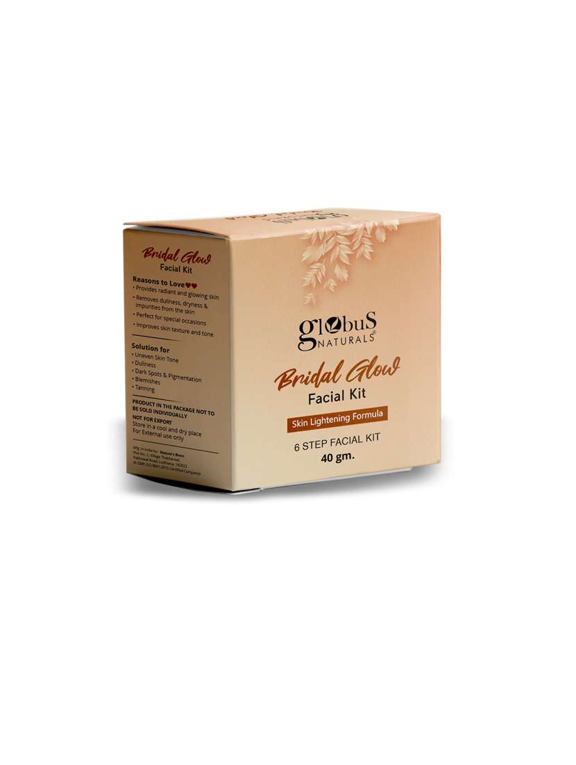 globus naturals gold facial kit for illuminating skin 110 gm & oxy cream bleach 50 gm