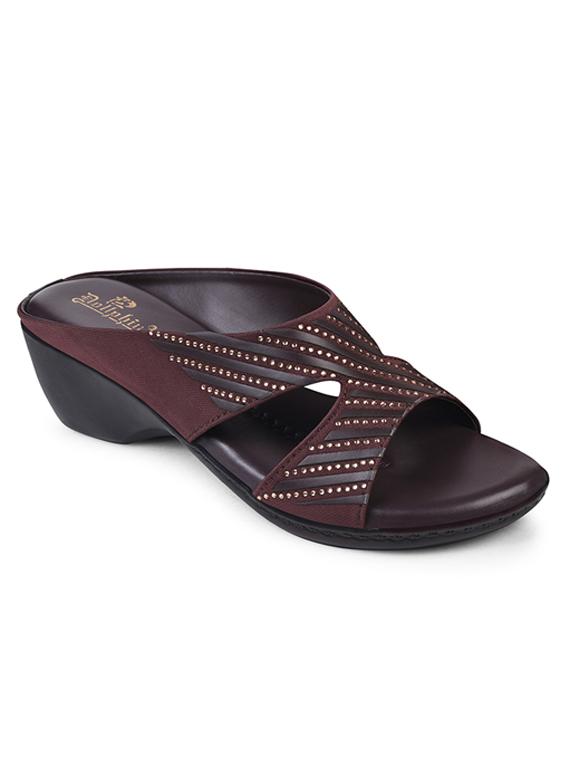brown slip on sandal - 20165234 -  Zoom Image - 0