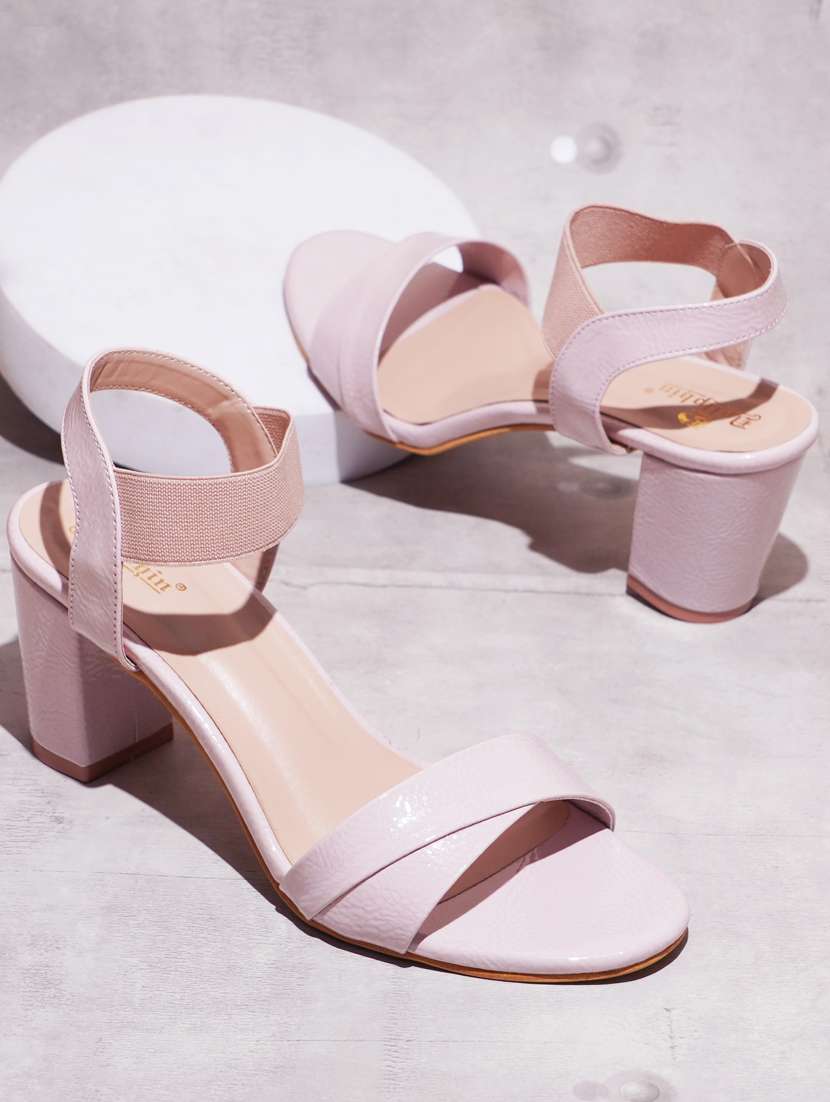 peach ankle strap sandal - 20165236 -  Standard Image - 1