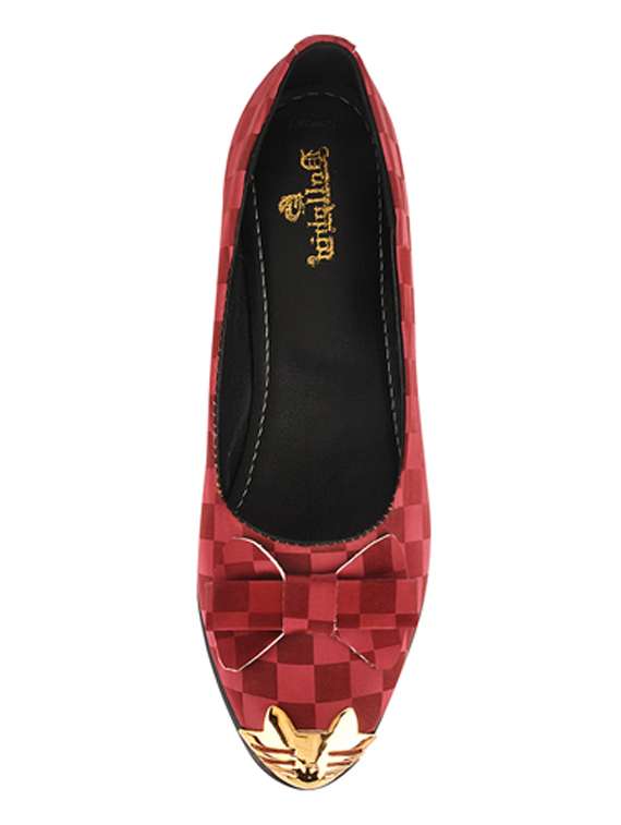 red slip on ballerina - 20165240 -  Standard Image - 4