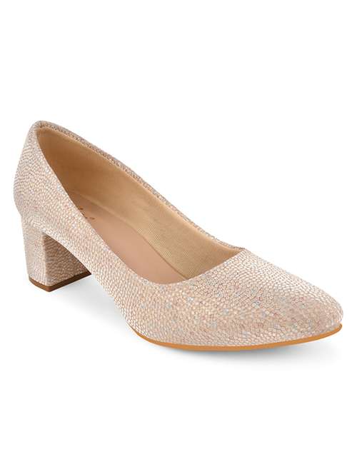 women gold slip on pump - 20165242 -  Standard Image - 0