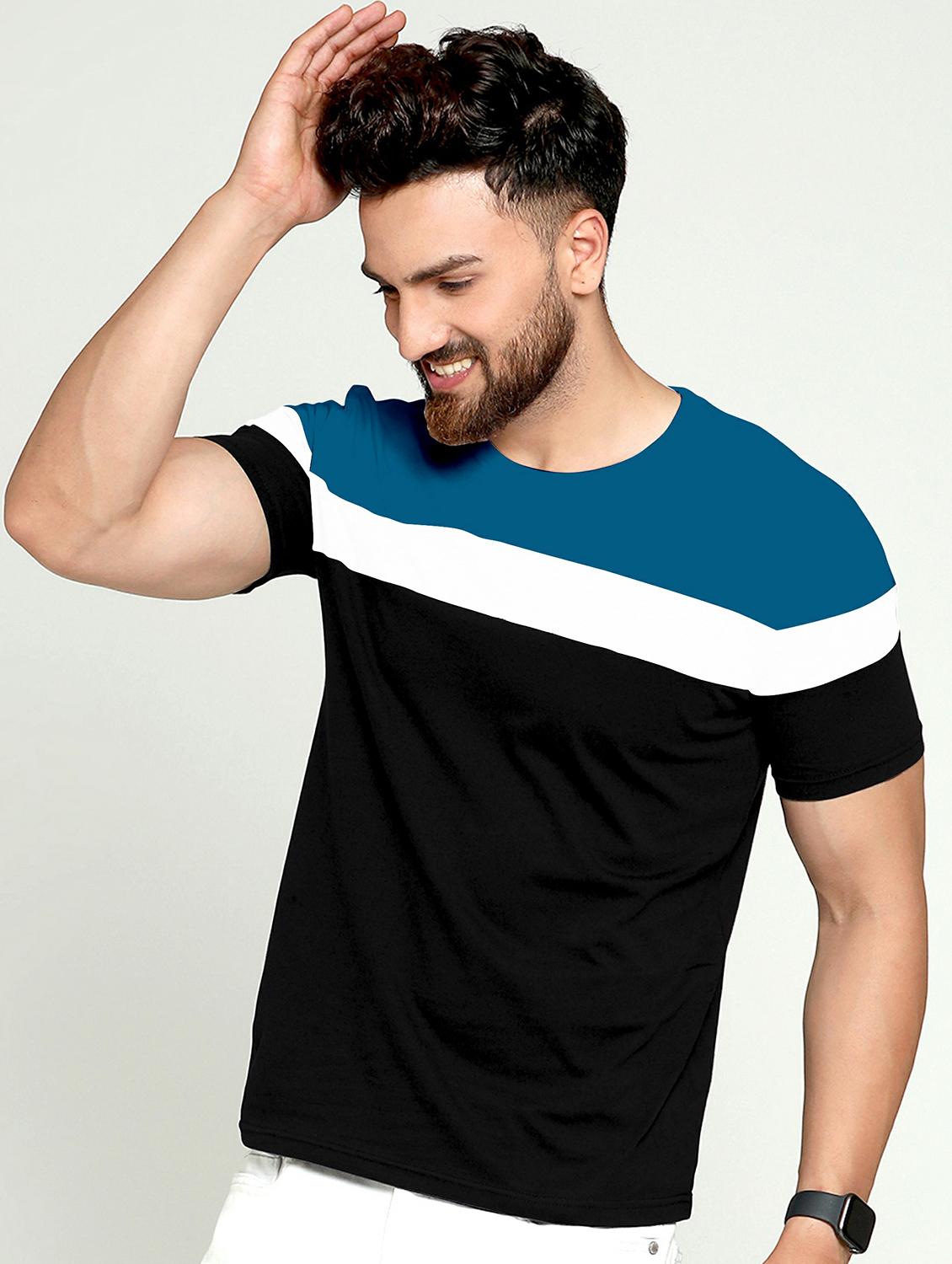 pack of 2 color block regular t-shirts - 20165290 - Standard Image - 1