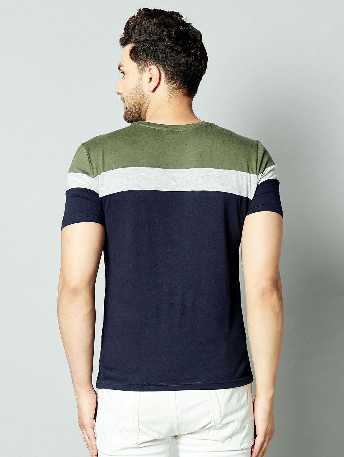 pack of 2 color block regular t-shirts - 20165291 - Standard Image - 4