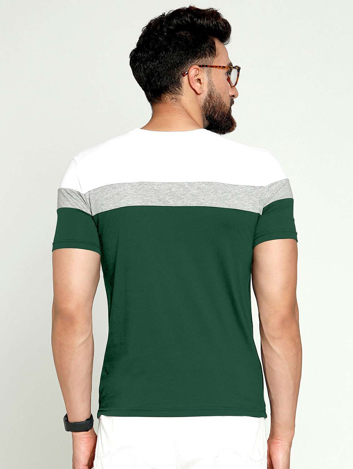 pack of 2 color block regular t-shirts - 20165339 -  Standard Image - 4