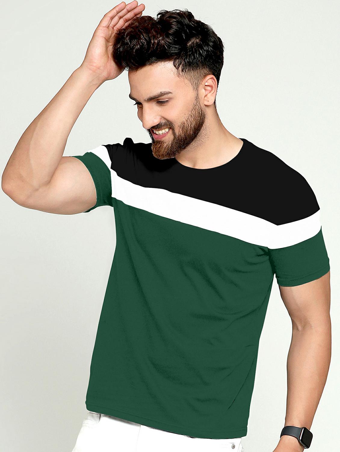 pack of 2 color block regular t-shirts - 20165364 -  Standard Image - 1