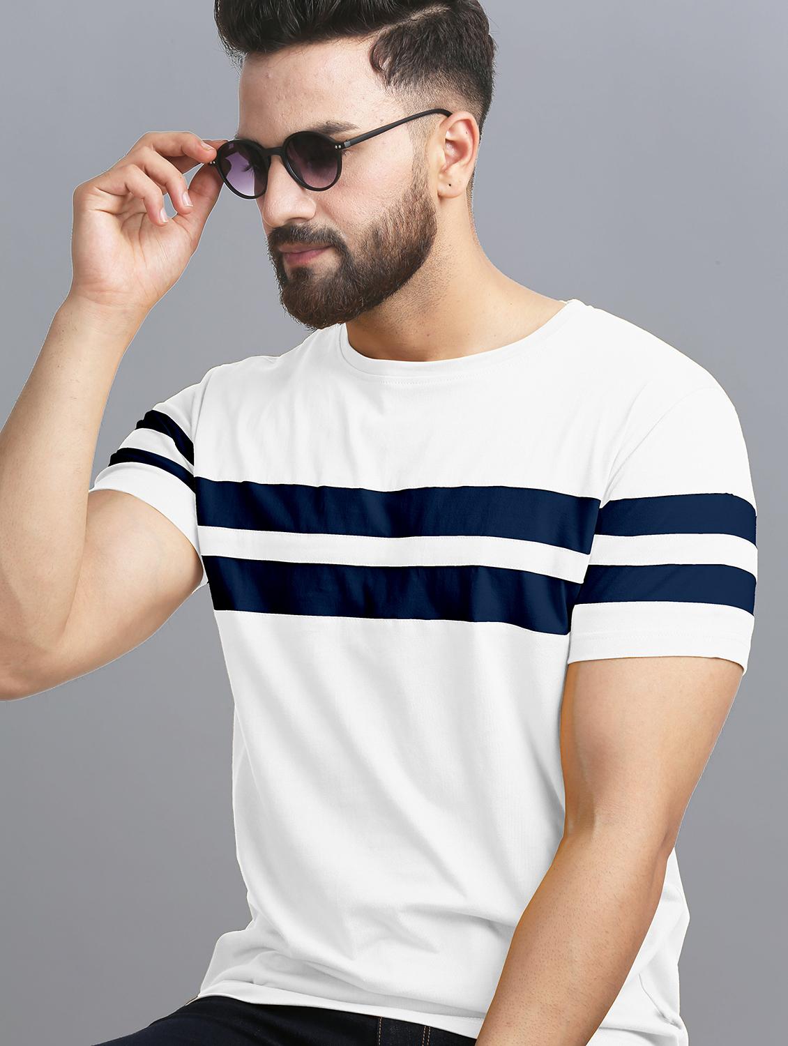 pack of 2 color block regular t-shirts - 20165400 - Standard Image - 1