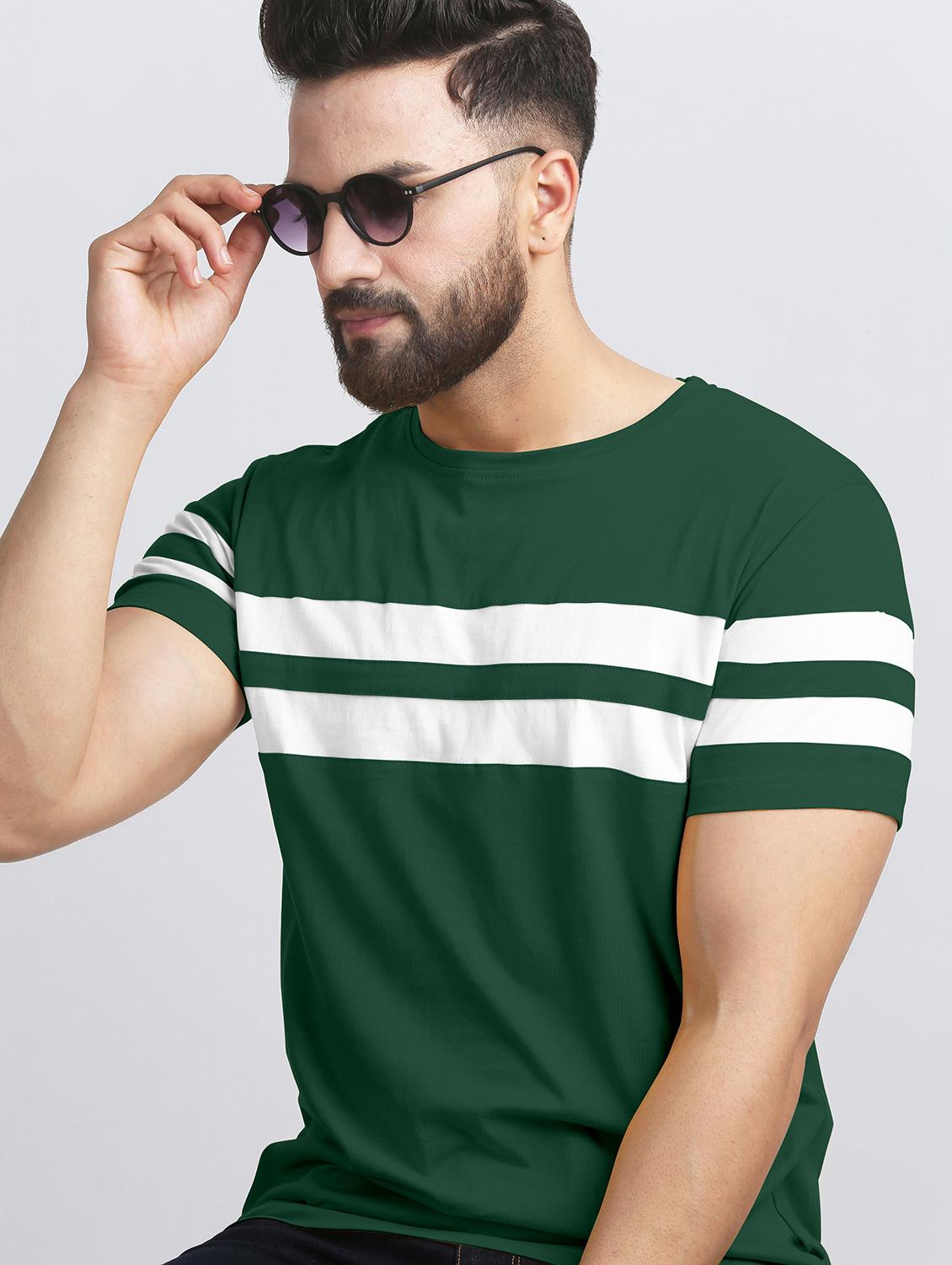 pack of 2 striped regular t-shirt - 20165505 -  Standard Image - 1