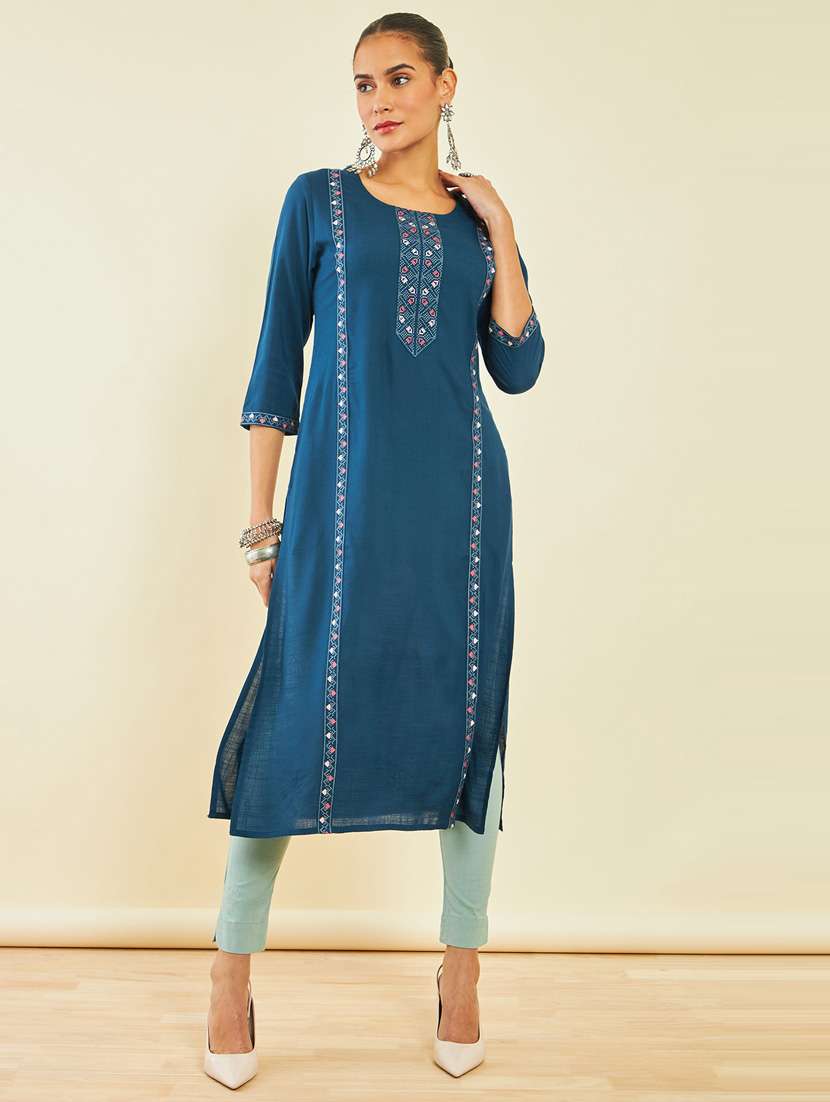 women's straight kurta