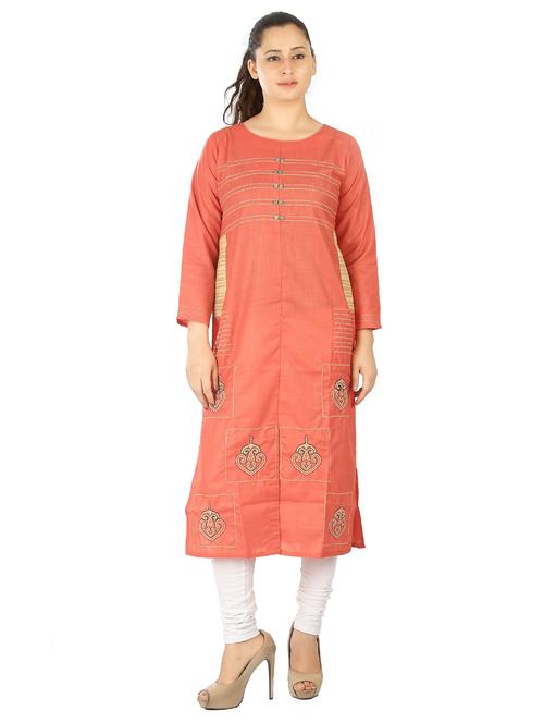 women's straight kurta - 20166200 -  Standard Image - 0