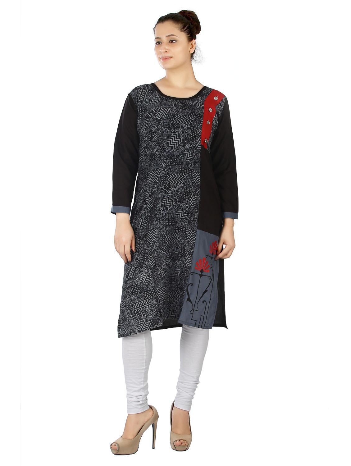 women's straight kurta - 20166216 - Zoom Image - 0