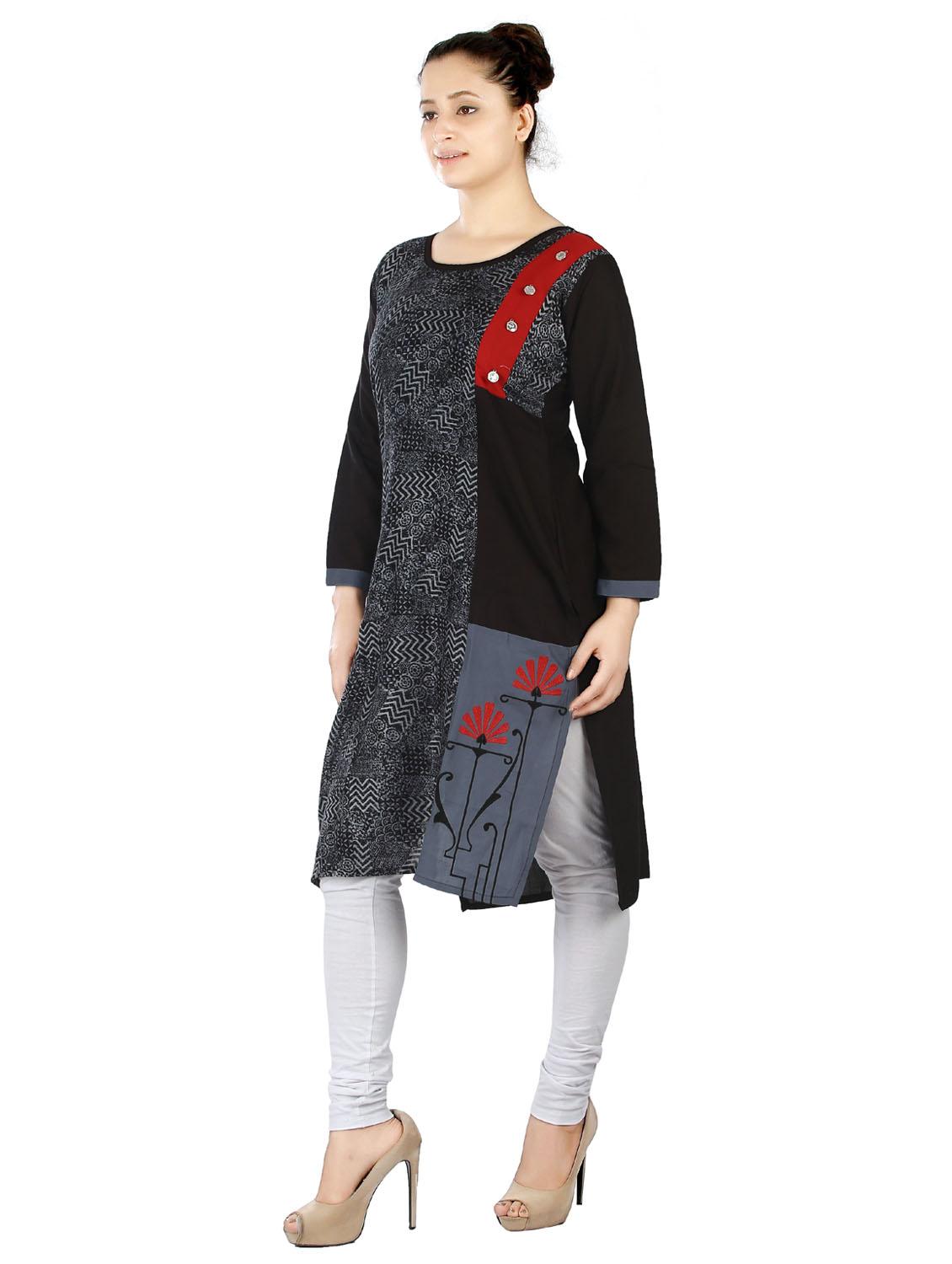 women's straight kurta - 20166216 -  Standard Image - 1