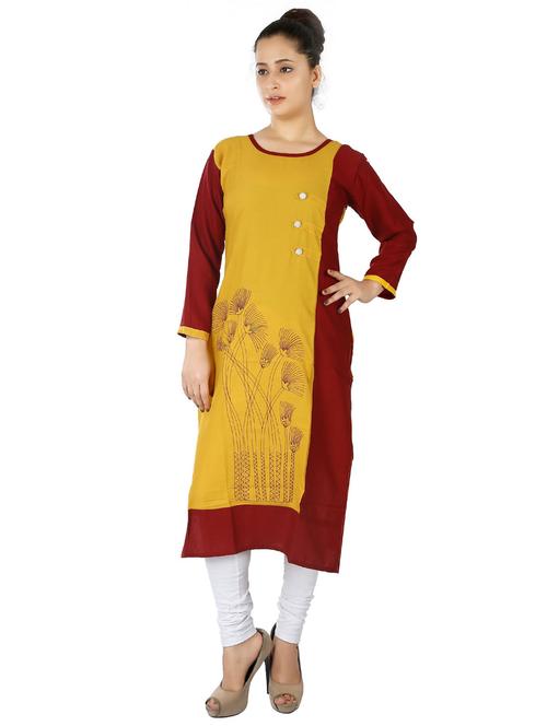 women's straight kurta - 20166217 - Standard Image - 0