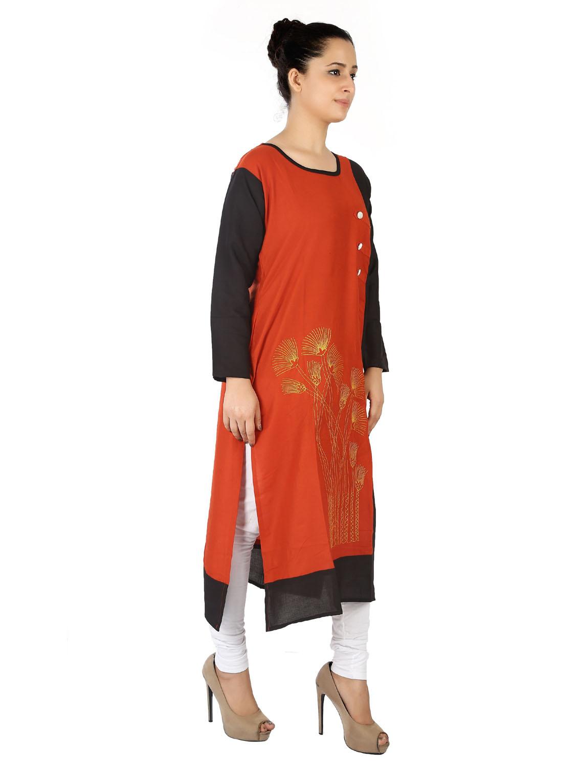 women's straight kurta - 20166218 -  Standard Image - 1