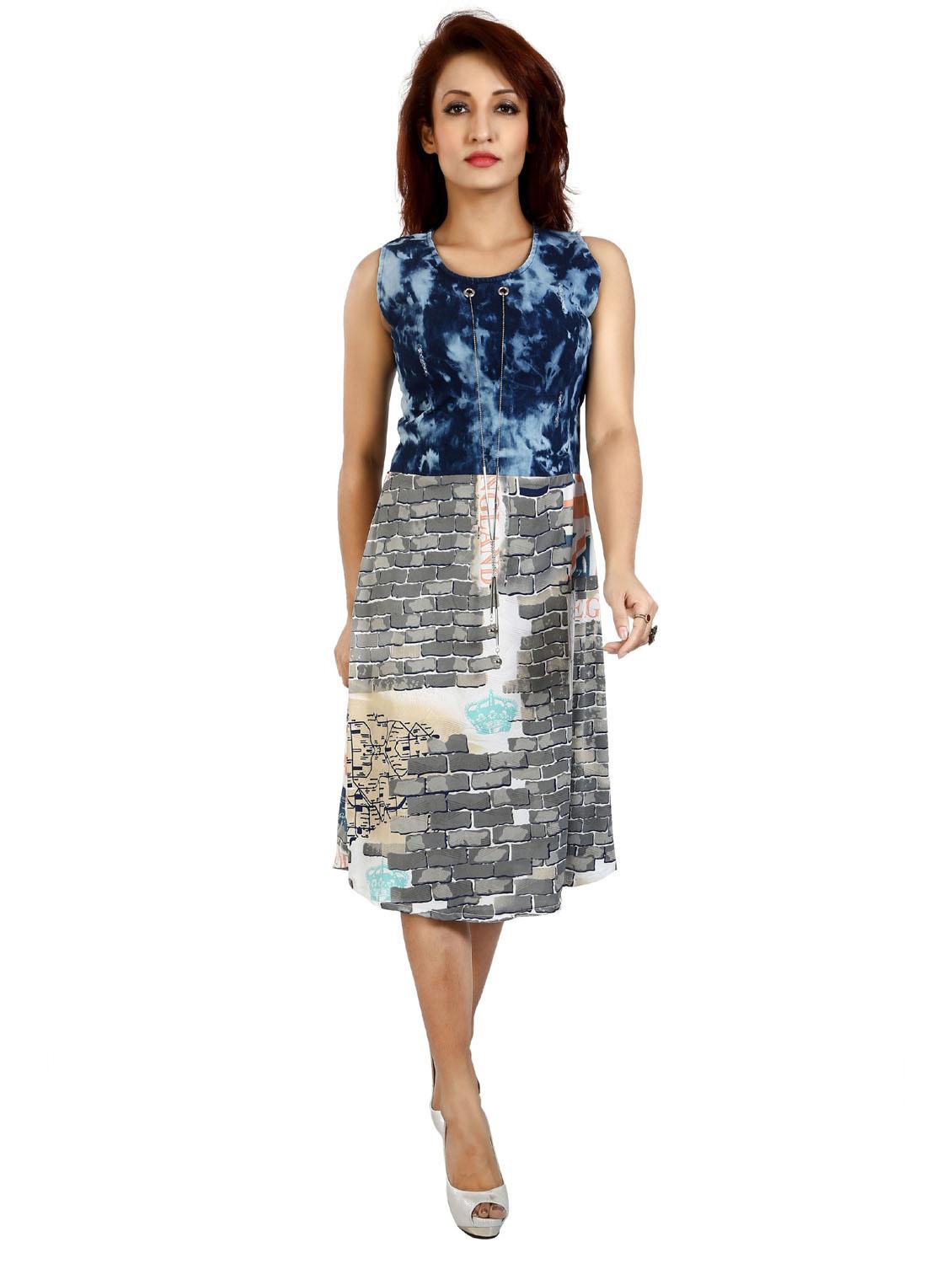 women's fit & flare dress - 20166383 - Zoom Image - 0