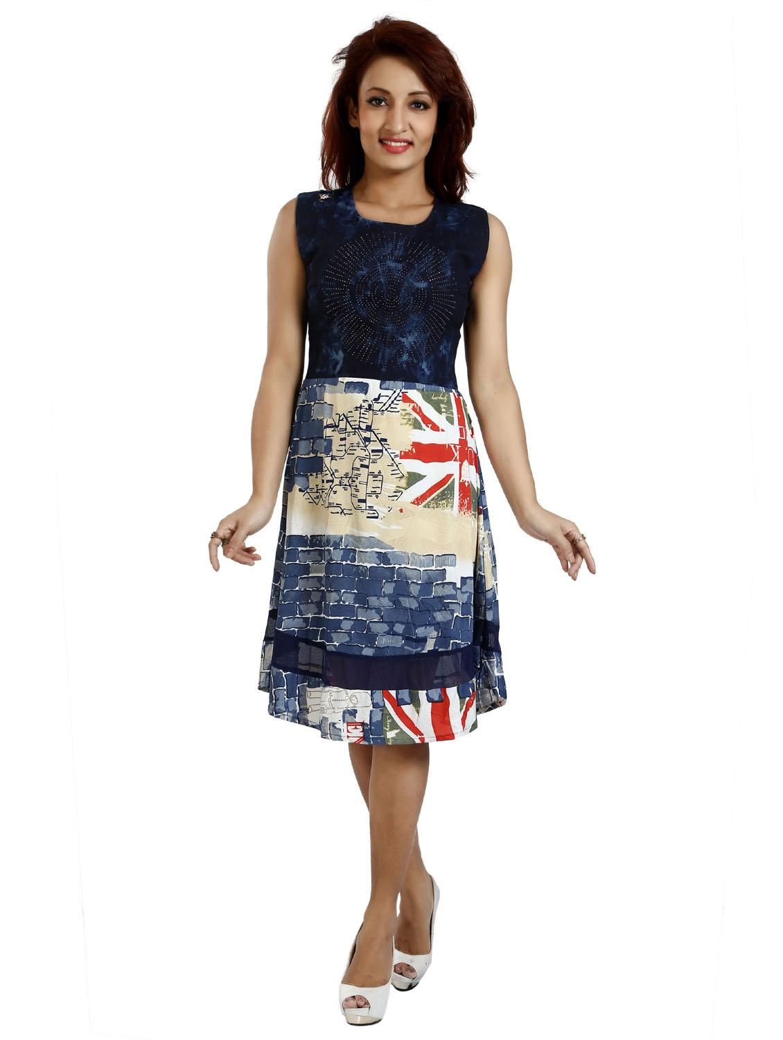 women's fit & flare dress - 20166388 - Zoom Image - 0