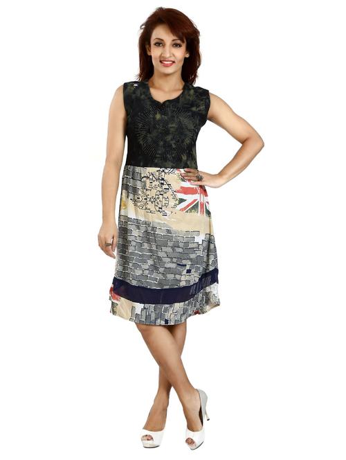 women's fit & flare dress - 20166390 - Standard Image - 0
