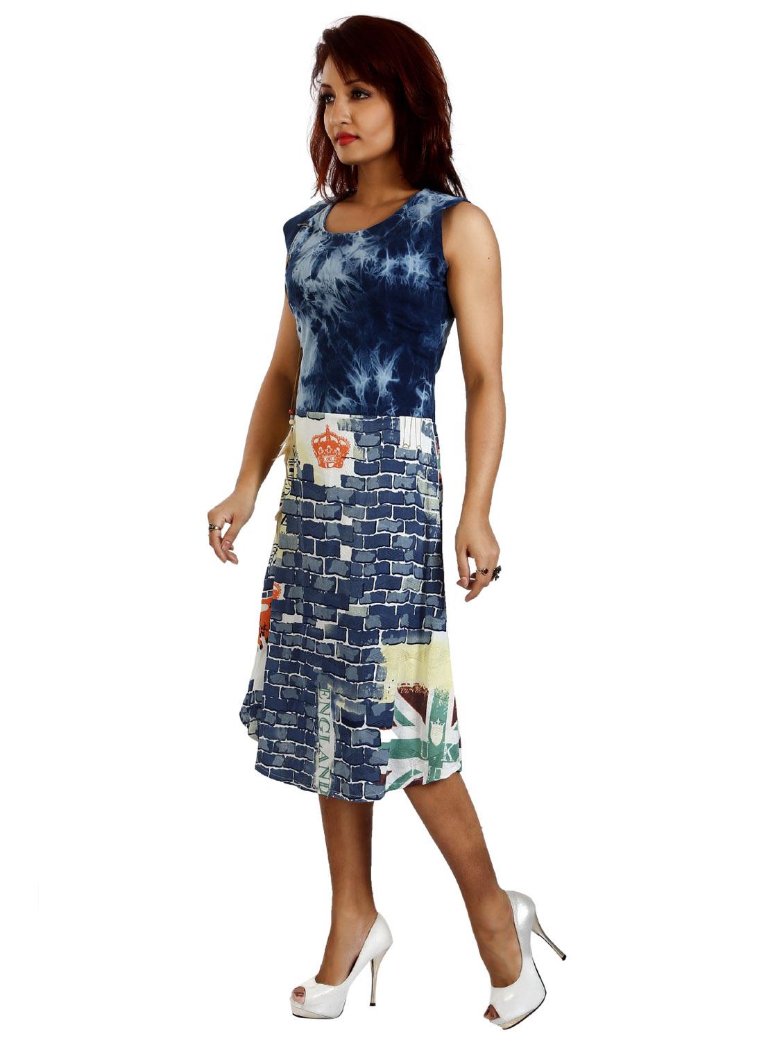 women's fit & flare dress - 20166394 - Standard Image - 1
