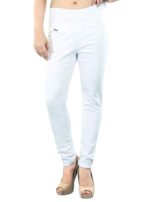 white solids mid rise jeggings - 20166548 - Standard Image - 0