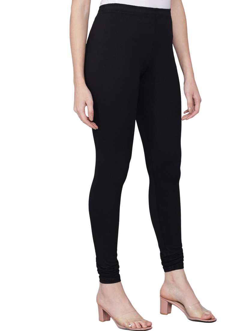 soft colors women's skinny fit ethnic wear churidar leggings - 20166649 -  Standard Image - 1
