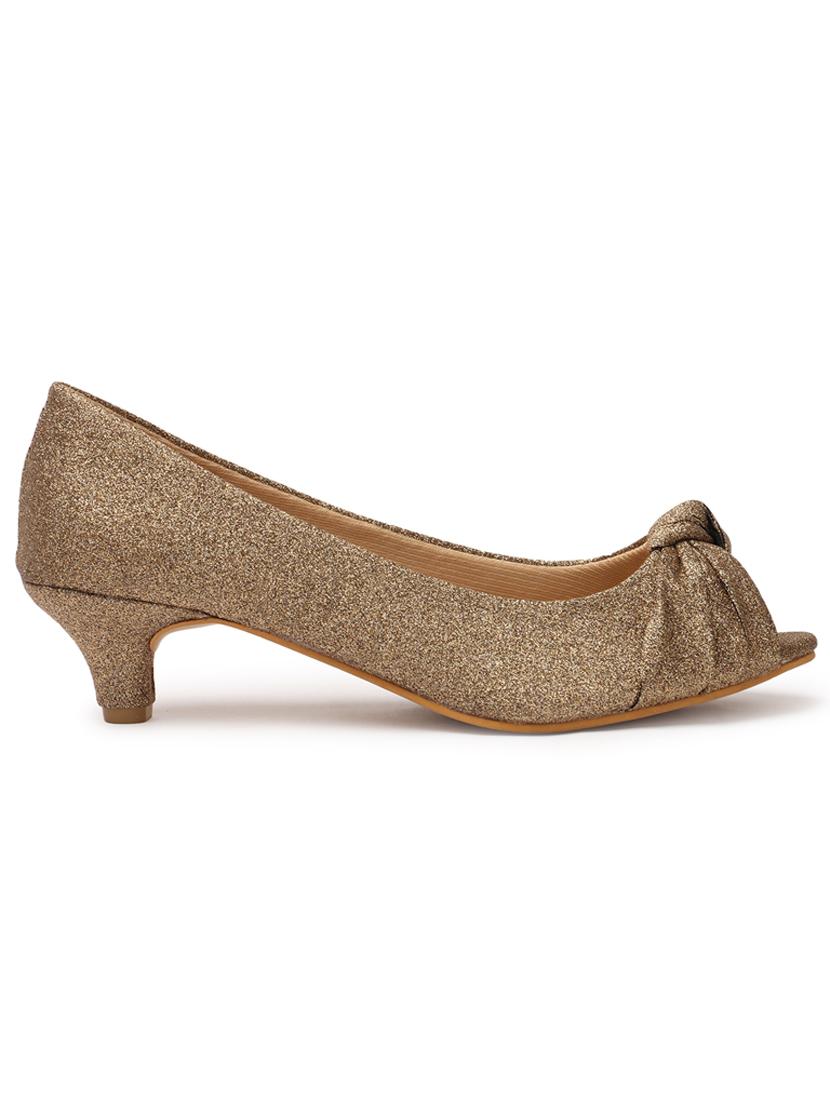 copper peep toe sandal - 20167268 - Standard Image - 4