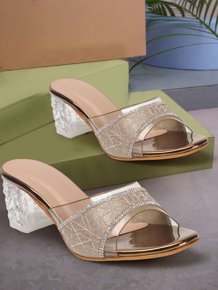 copper slip on sandal - 20167274 -  Standard Image - 1