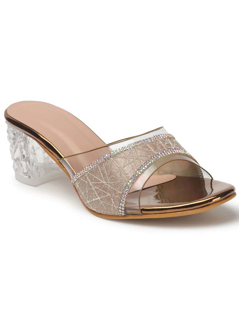 copper slip on sandal - 20167274 -  Standard Image - 4