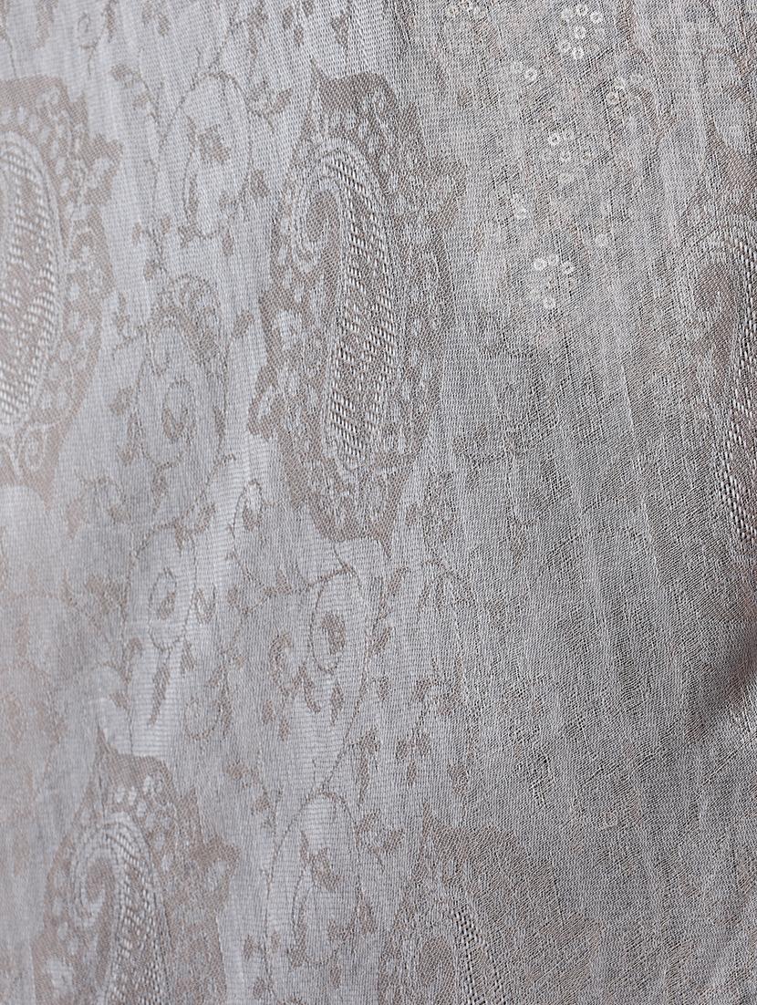 women paisley shawl with raw edges - 20167305 - Standard Image - 4