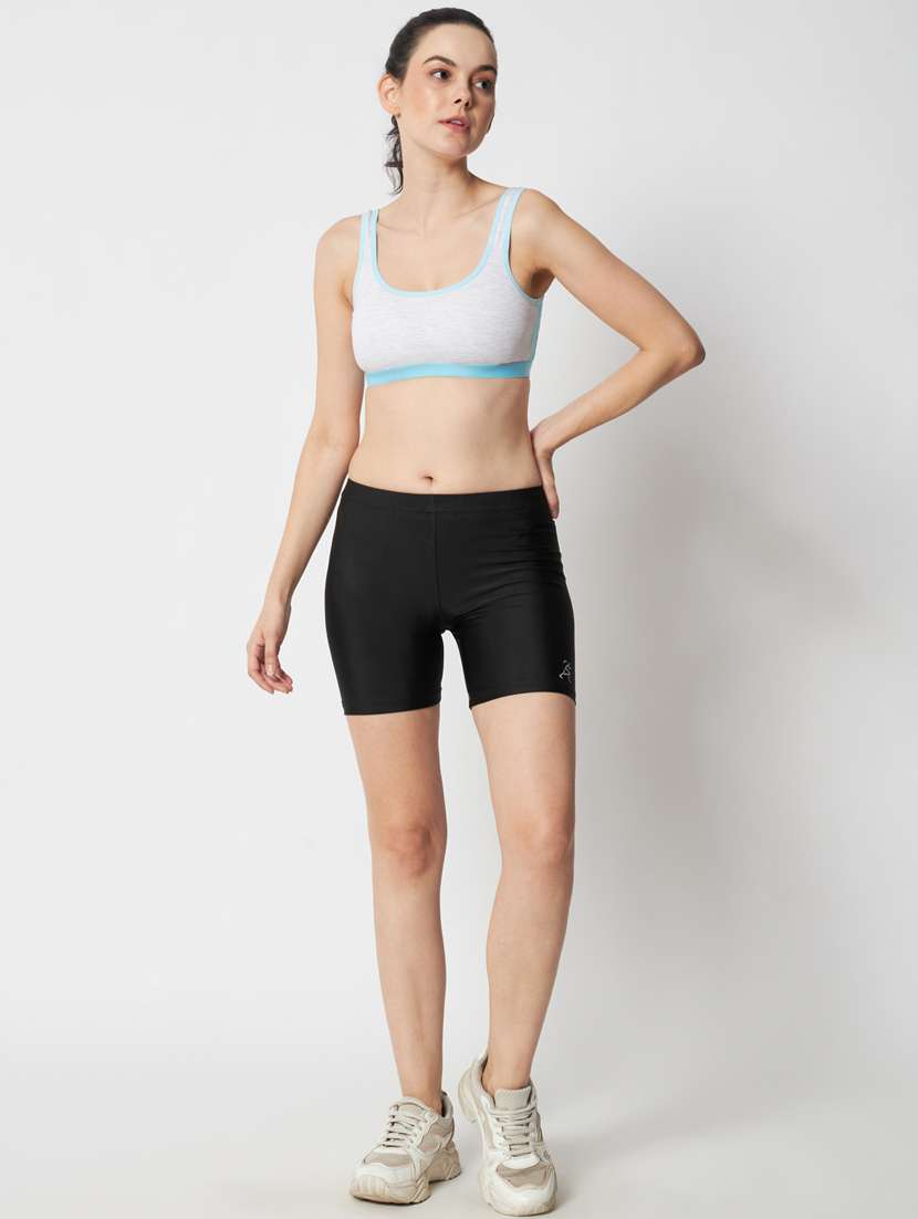 women solid sports bra - 20167388 -  Standard Image - 4