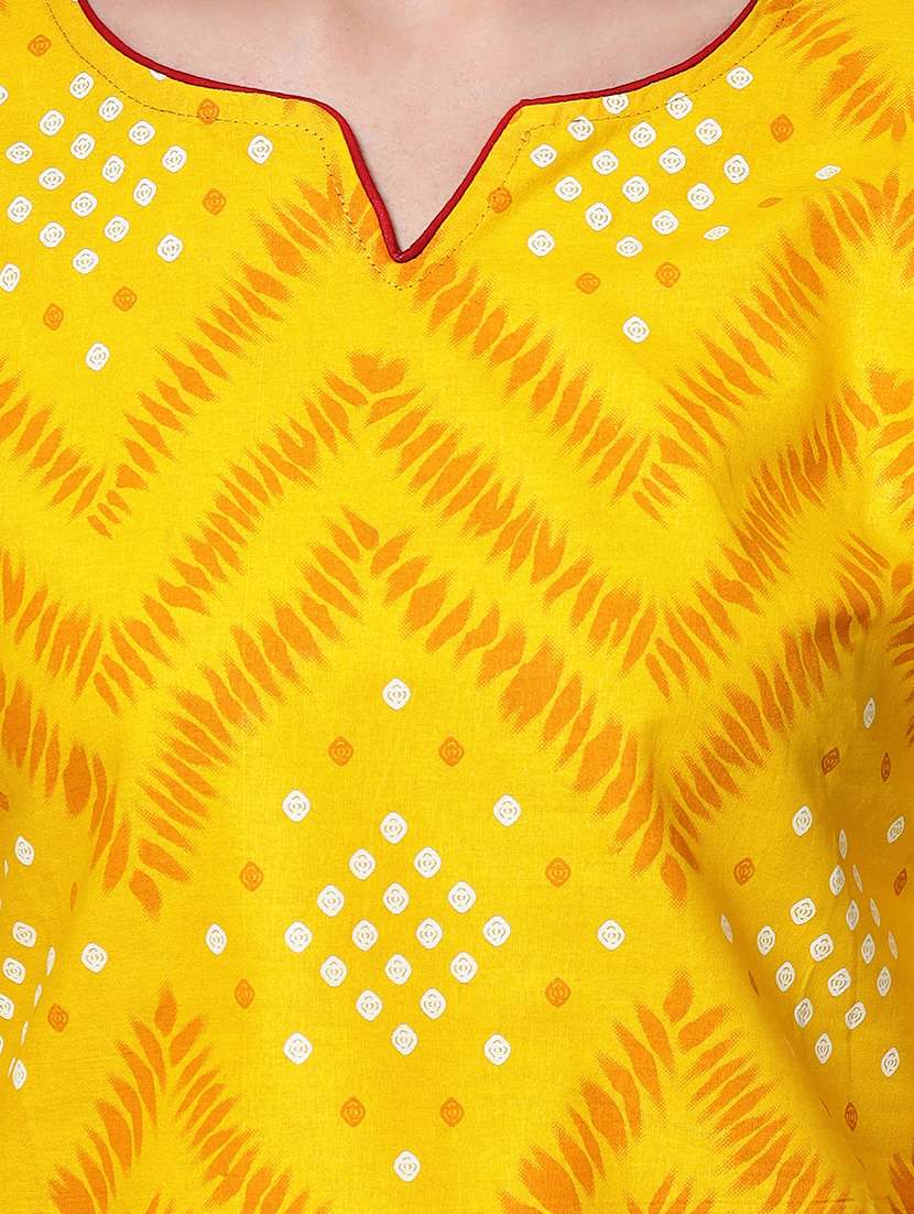 Women Yellow Unstitched Patiyala Suits