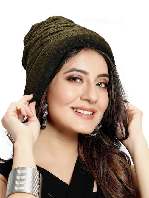 self design beanie cap - 20168364 -  Standard Image - 0