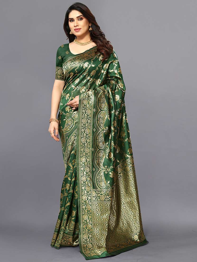 women's banarasi saree with blouse