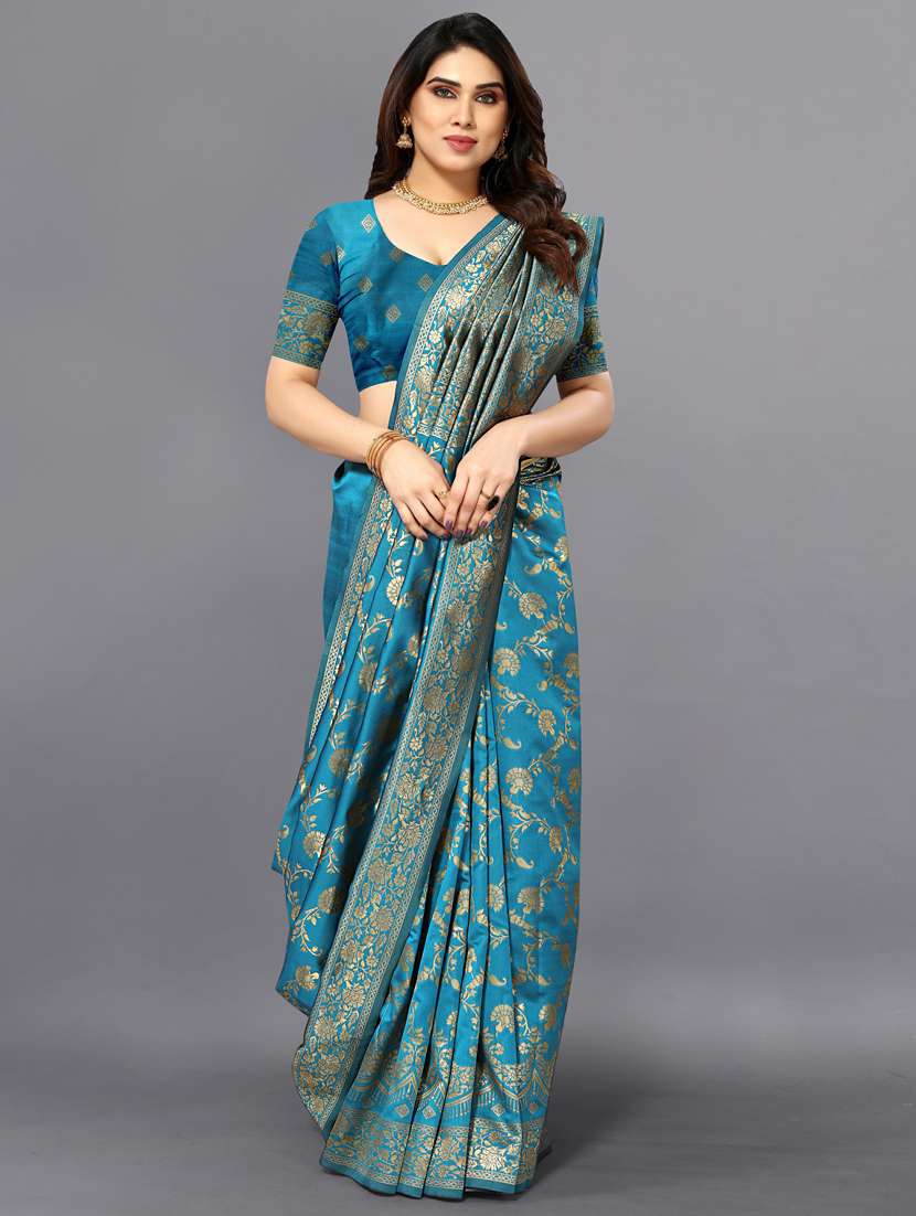 women's banarasi saree with blouse