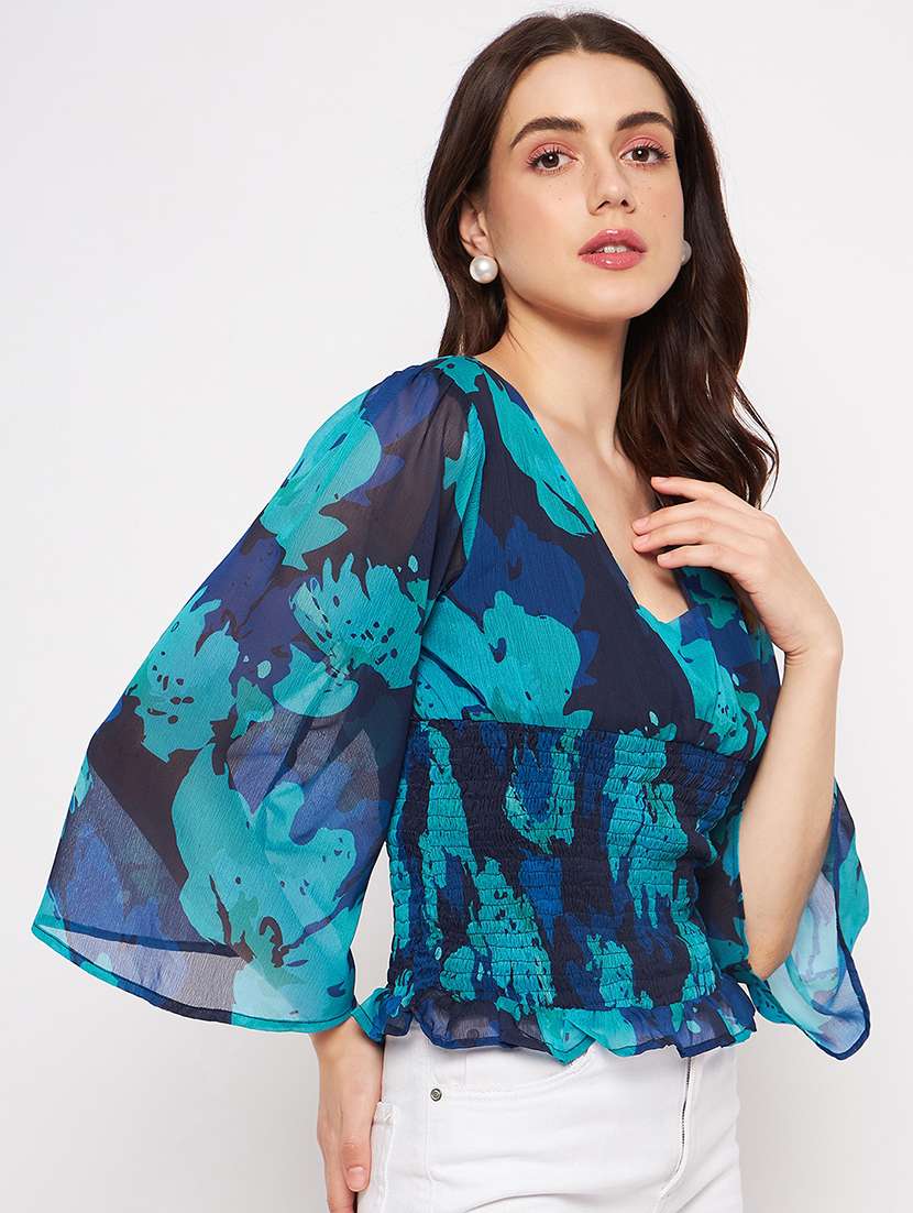 women's crop square neck top - 20168958 -  Standard Image - 1