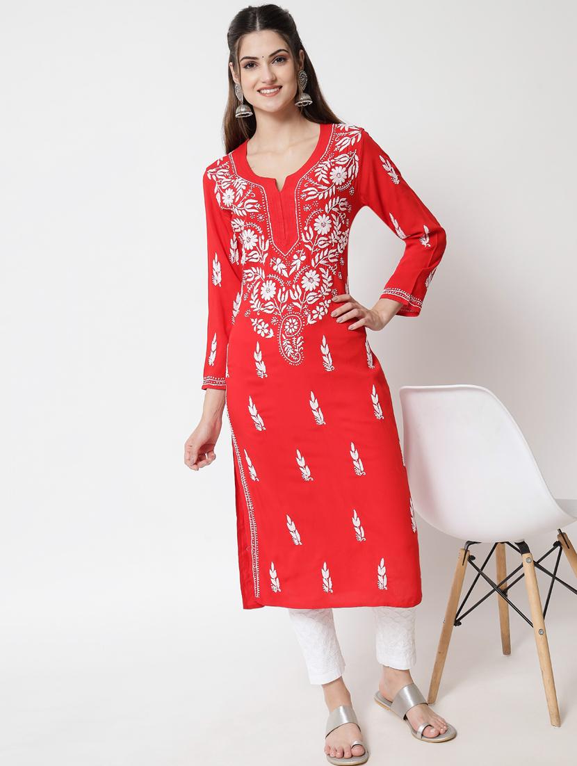 women's straight kurta - 20168981 - Standard Image - 1