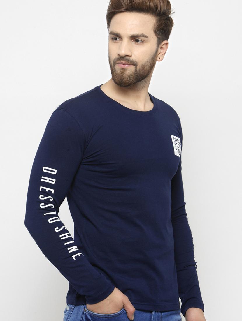round neck printed regular t-shirt - 20169704 -  Standard Image - 1