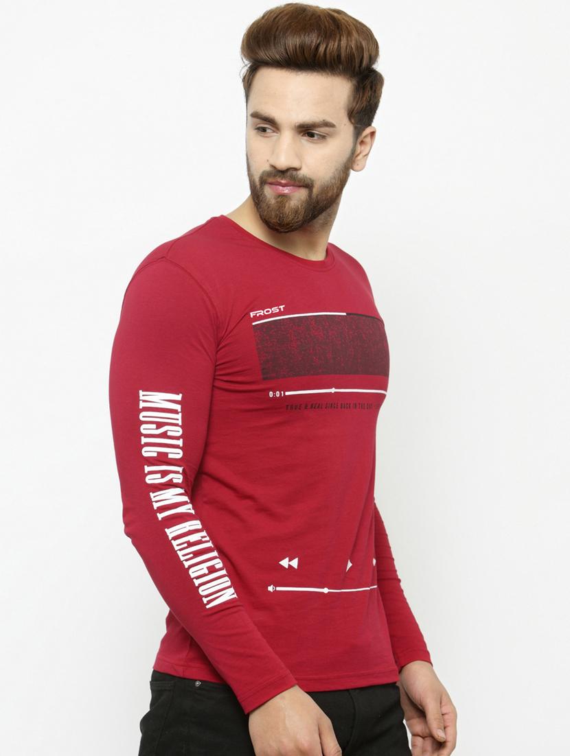 round neck printed regular t-shirt - 20169708 -  Standard Image - 1