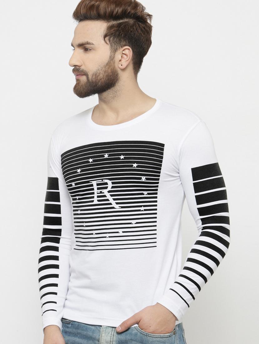 round neck printed regular t-shirt - 20169712 - Standard Image - 1