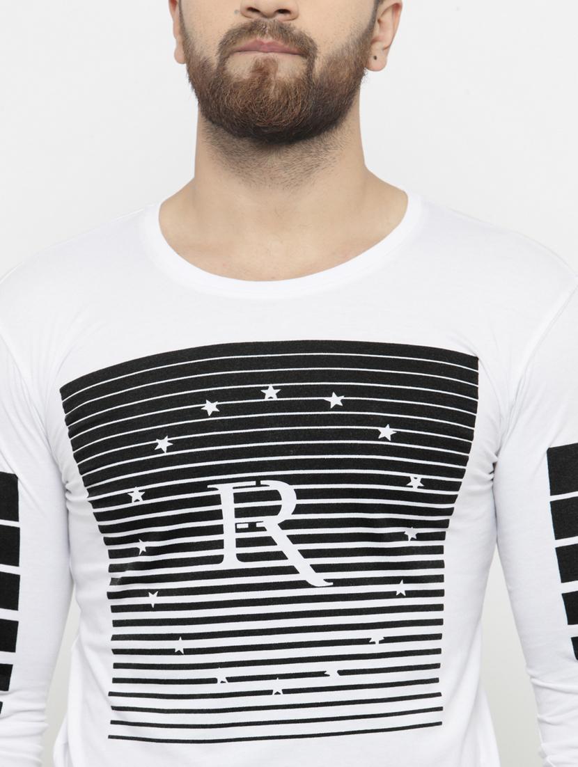 round neck printed regular t-shirt - 20169712 - Standard Image - 4