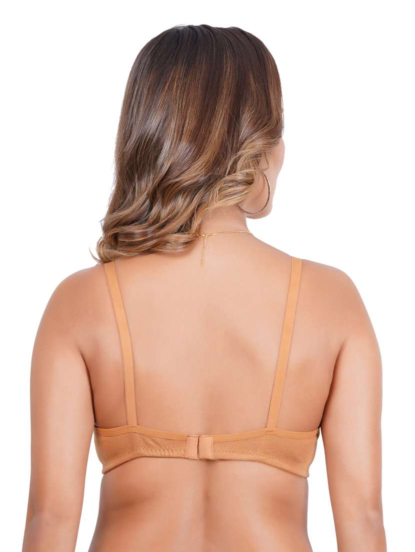 pack of 3 solid multi coloredn regular bra - 20170944 -  Standard Image - 6