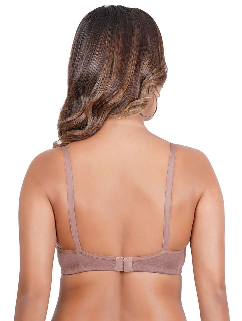 pack of 4 solid multi colored bra - 20170986 -  Standard Image - 6