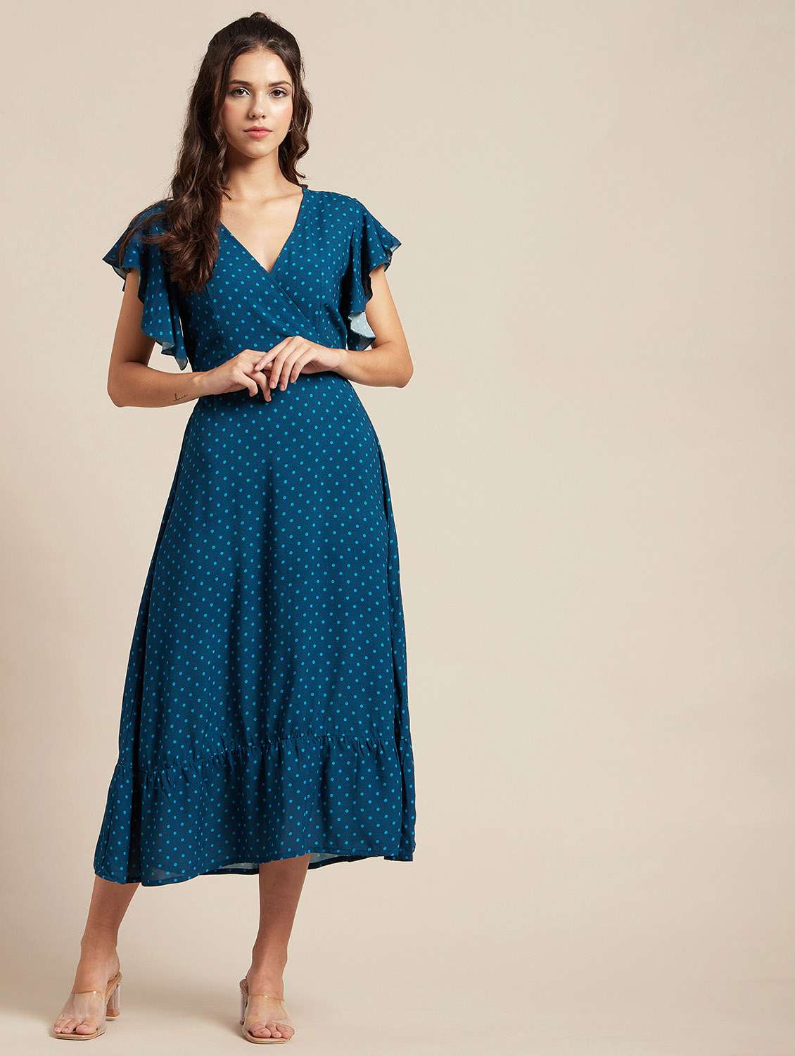 women's ruffle  dress