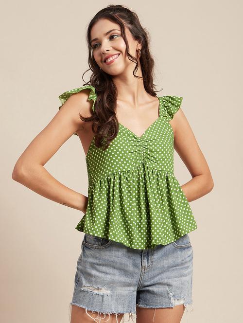 women's peplum sweetheart neck top - 20171145 - Standard Image - 0
