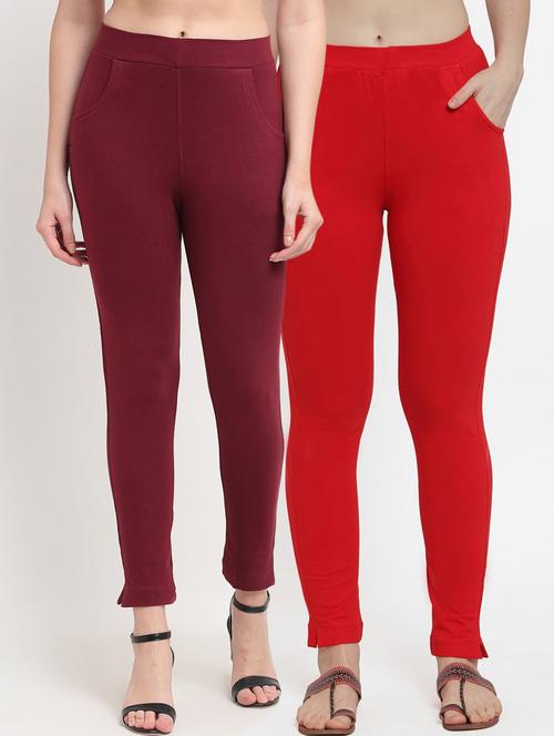 pack of 2 solid leggings - 20171501 -  Standard Image - 0