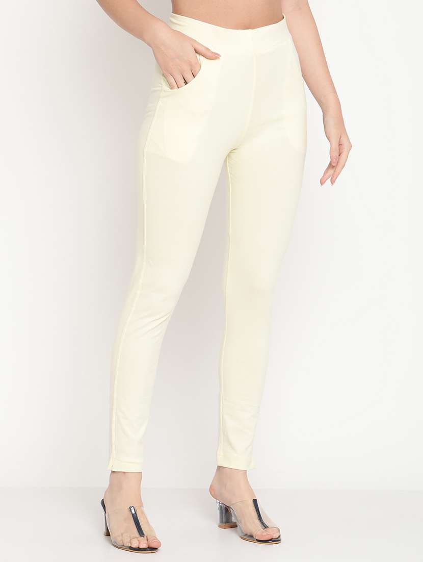 pack of 2 solid leggings - 20171536 -  Standard Image - 1