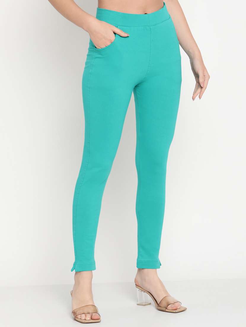 pack of 2 solid leggings - 20171634 -  Standard Image - 1