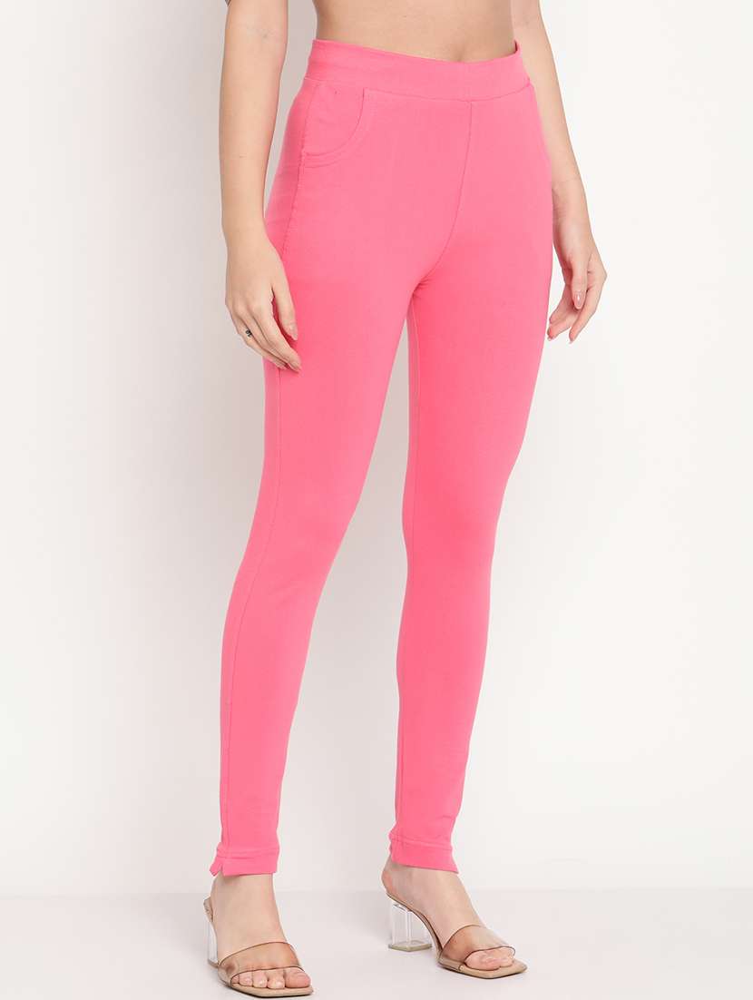 pack of 2 solid leggings - 20171637 -  Standard Image - 1