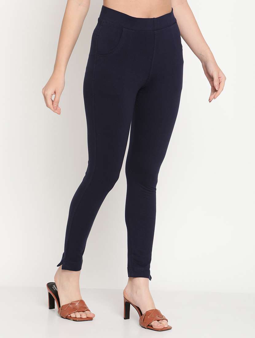 pack of 2 solid leggings - 20171648 -  Standard Image - 1