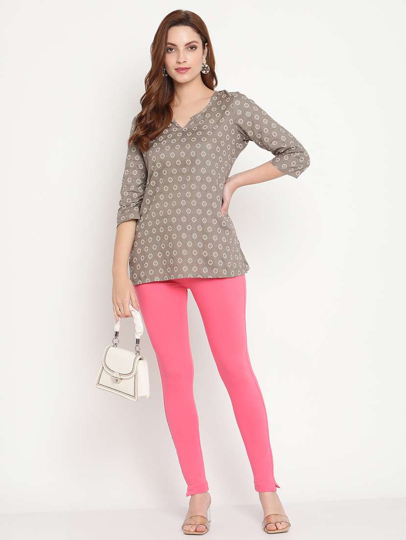 pack of 2 solid leggings - 20171656 -  Standard Image - 4